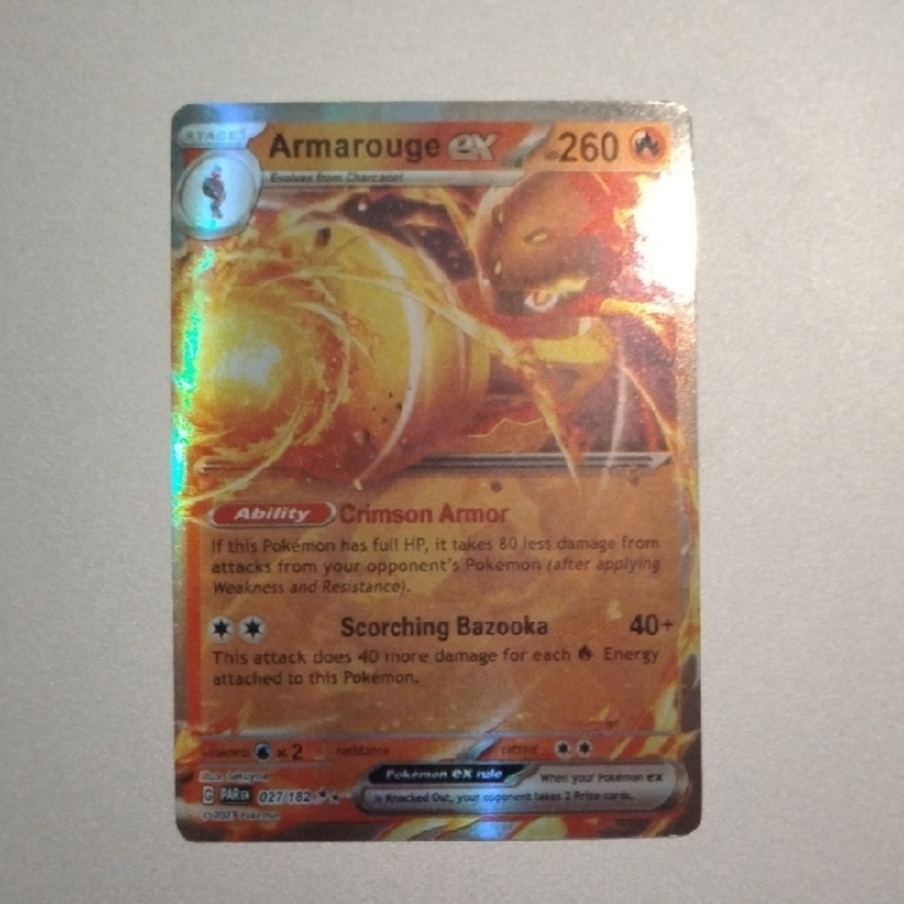 Armarouge EX Pokémon Card